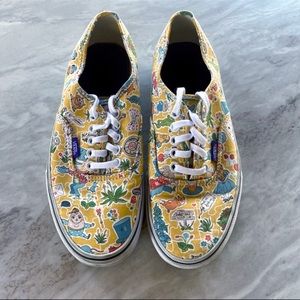 Alice In Wonderland Vans Woman’s Size 8.5